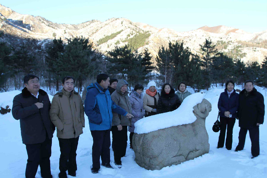 306 国家评审组来我县考察评审“中国契丹文化之乡”工作(图1)